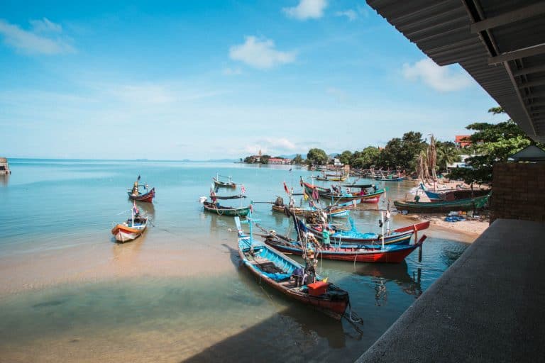 boats in Koh Samui Thailand