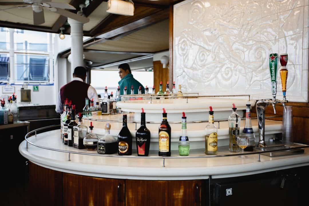 Sailing with Princess Cruises from Southampton: Our Sapphire Princess Itinerary 4 Princess Cruises top deck bar on the Sapphire Princess