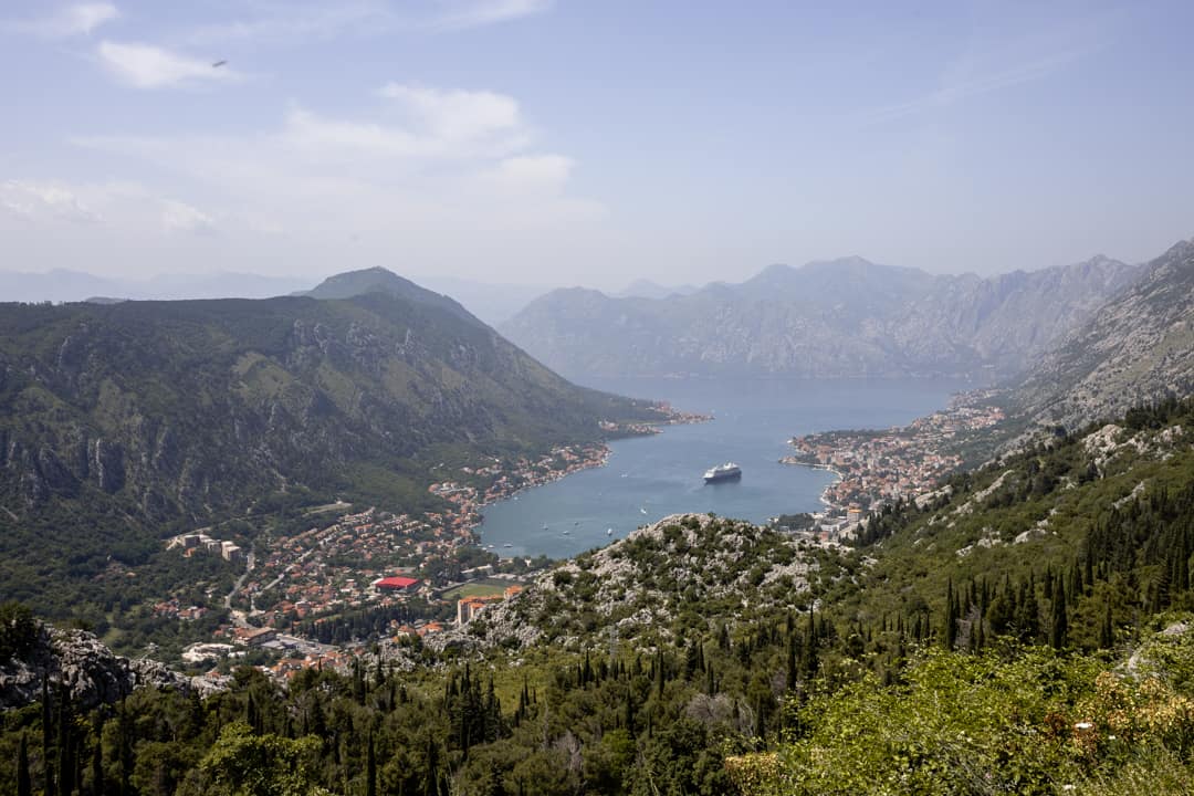 Montenegro Travel Blogs 2 The Bay of Kotor with a cruise ship