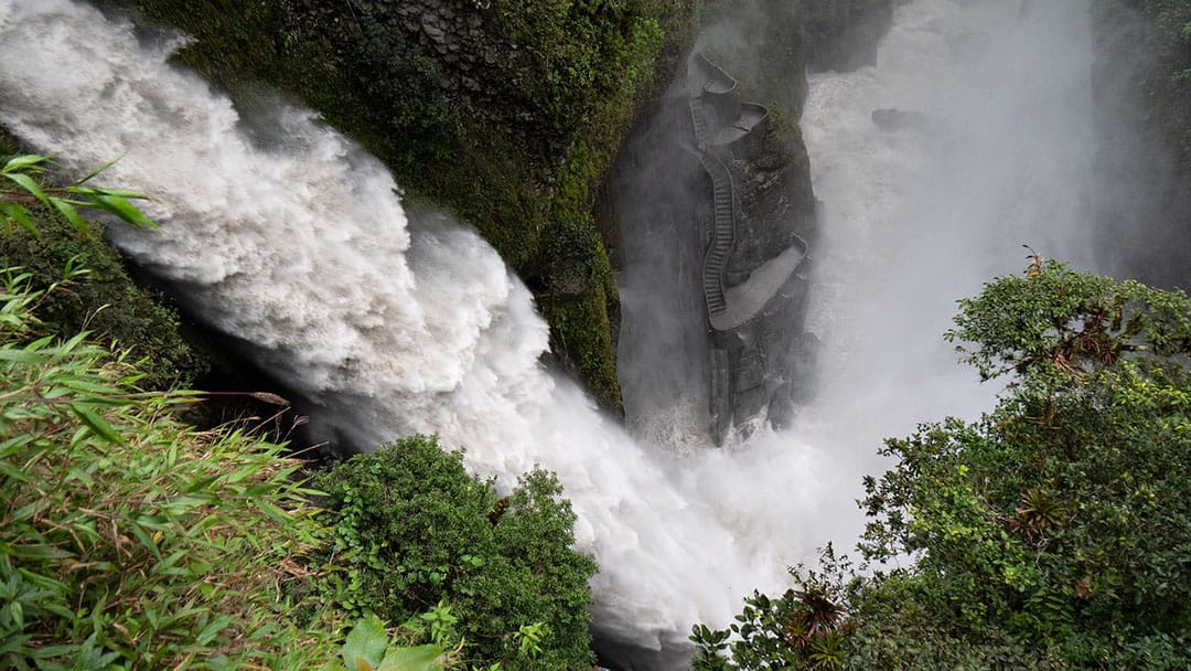 Waterfalls in Banos, Ecuador