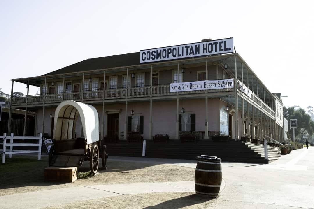 How to spend one day in San Diego: the perfect San Diego itinerary 4 Cosmopolitan Hotel in Old Town San Diego California USA