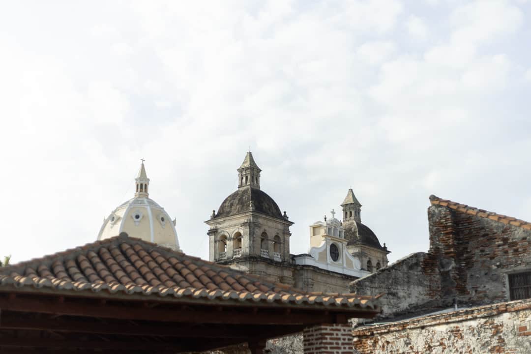 A city scape of Cartagena Colombia