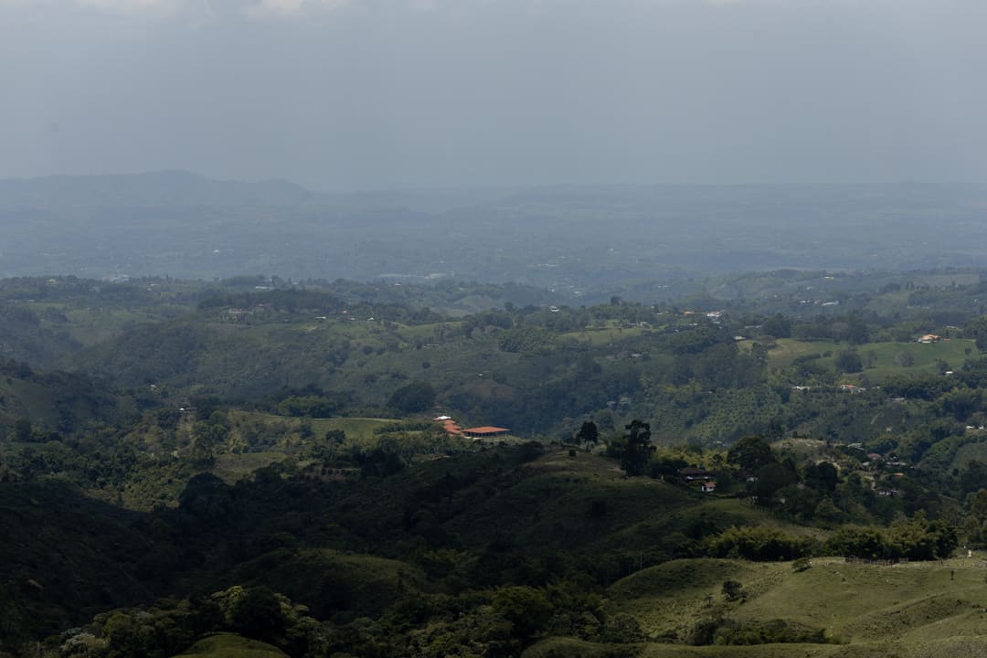 11 Reasons To Visit Filandia, Quindio: the hidden gem of the Colombia Coffee Region 4 View of the countryside from the viewpoint in Filandia Quindio Colombia