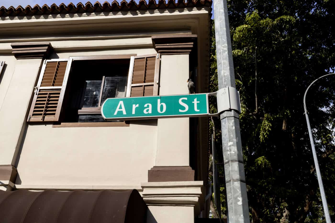 21 Singapore Facts & Other Useful Things To Know Before Going To Singapore 3 The sign for Arab Street in Singapore