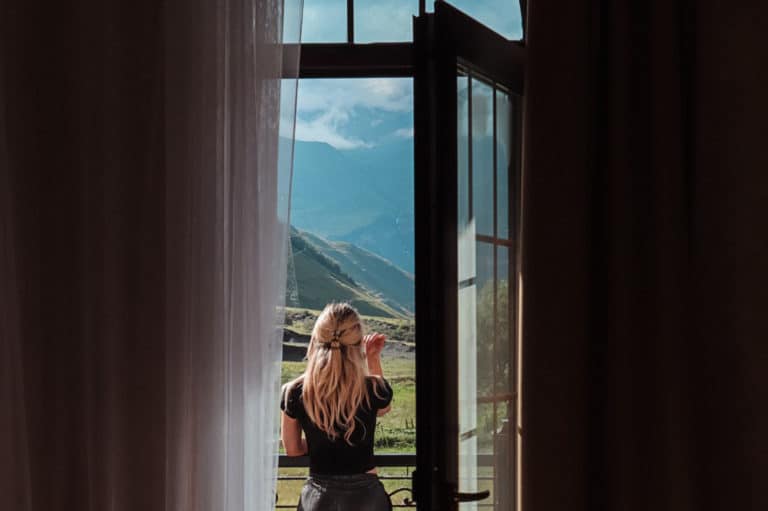 Kazbegi Mountains in Georgia