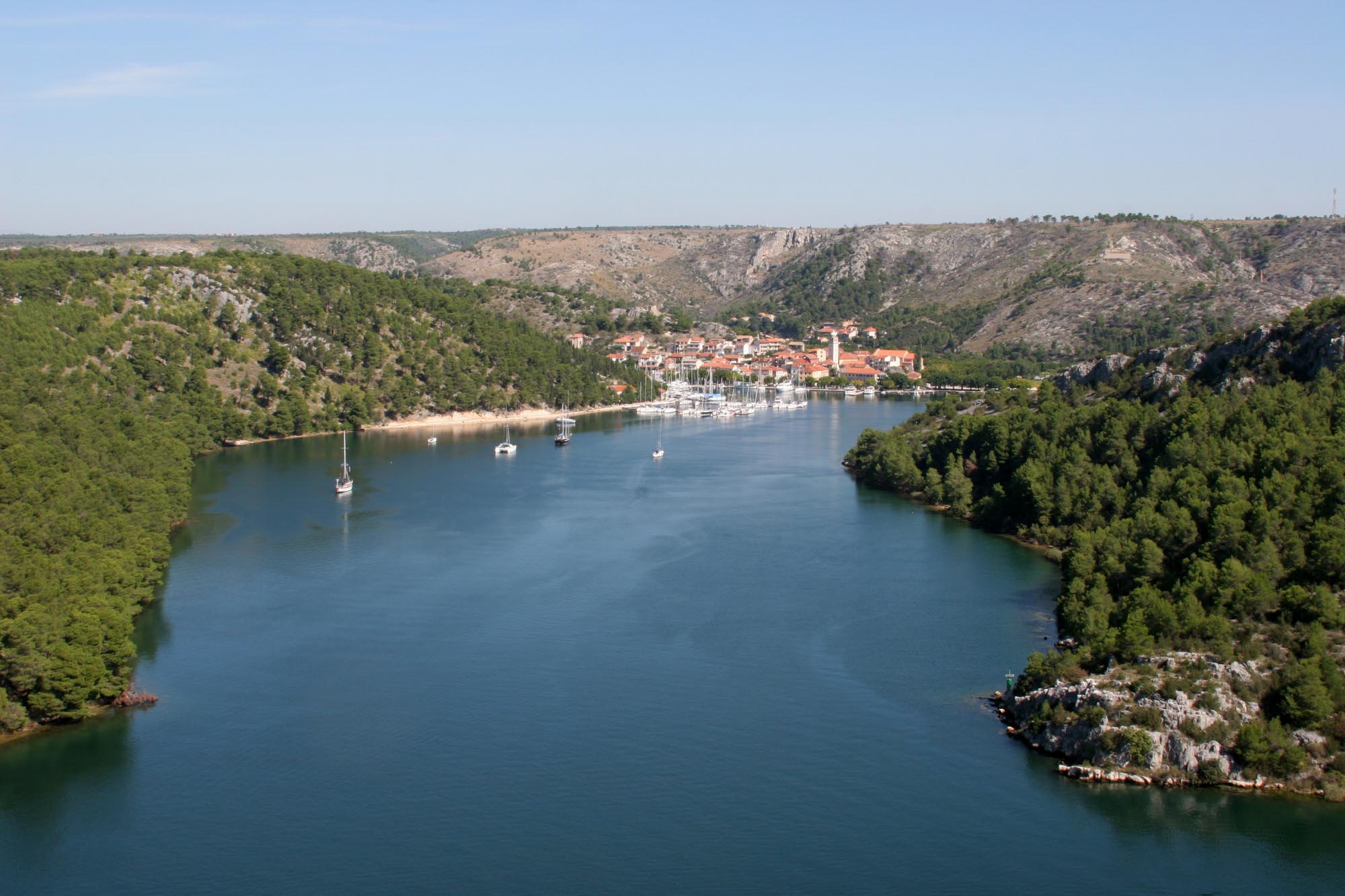 Krka National Park Skradin town Croatia