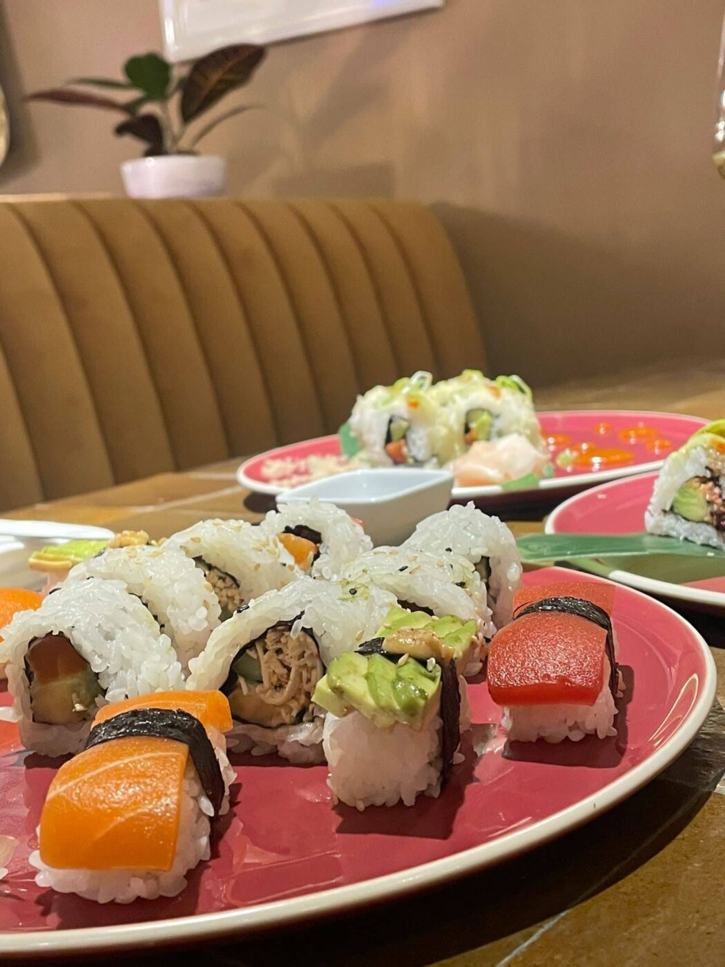 123V Vegan Review: A Vegan Restaurant in Mayfair by Michelin-Starred Chef Alexis Gauthier 2 Vegan sushi at 123V vegan restaurant in Mayfair London