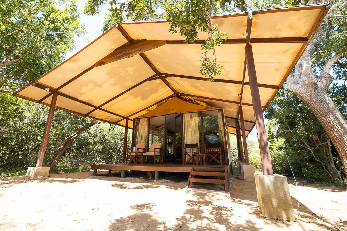 Tented glamping accommodation for Yala National Park by Wild Trails Yala by Suri in Sri Lanka