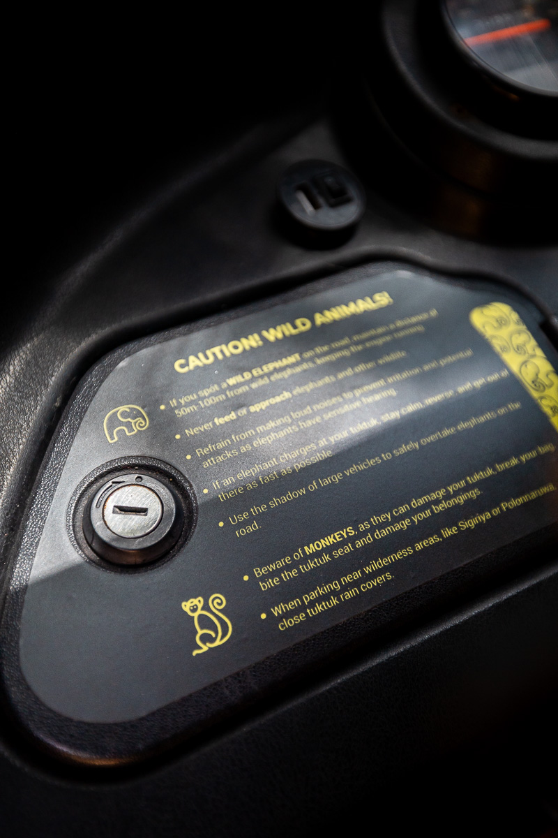 Renting A Tuk Tuk In Sri Lanka: My Experience & Must-Know Tips For Planning Your Tuk Tuk Trip 13 Warning about wildlife when driving in Sri Lanka, with tips for handling elephants and macaques