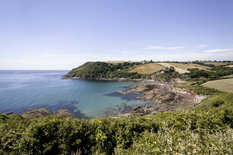 Seascape in Devon, UK