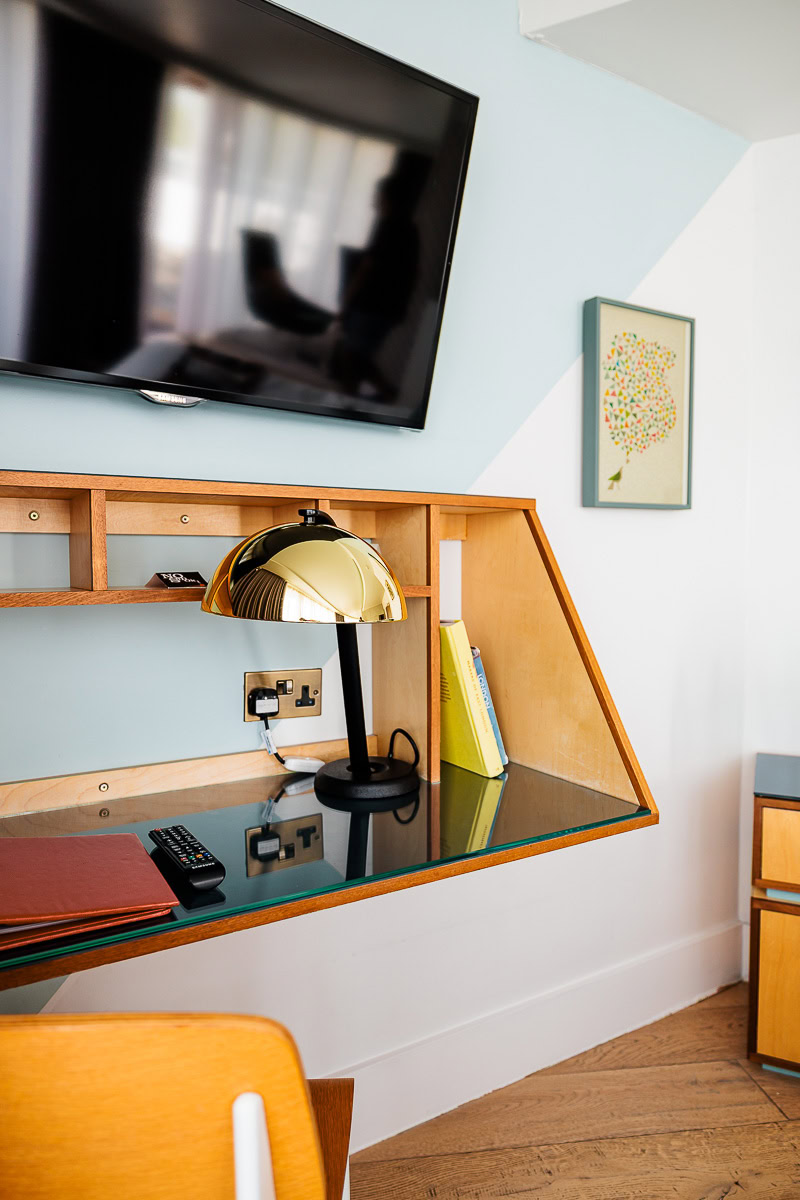 Marrable’s Farringdon Hotel: A Stylishly Understated Green Hotel in London's Clerkenwell 3 Desk in a signature suite at Marrable's Farringdon Hotel in London