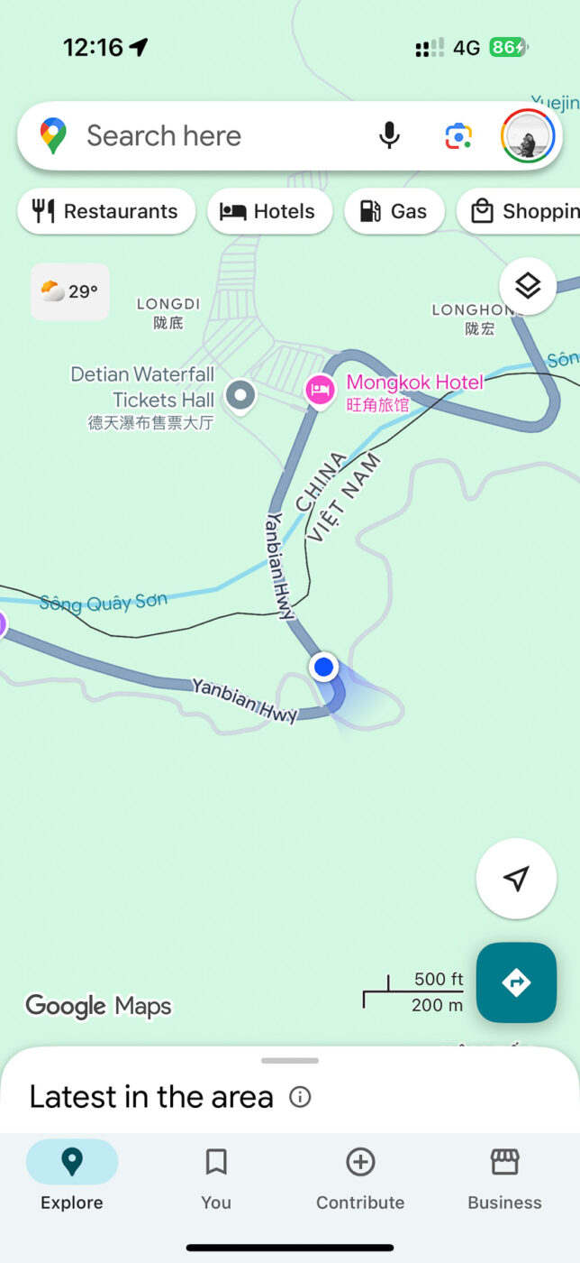 Best eSIM for China: How to stay connected with unlimited data 5 Using a China eSIM to access Google Maps